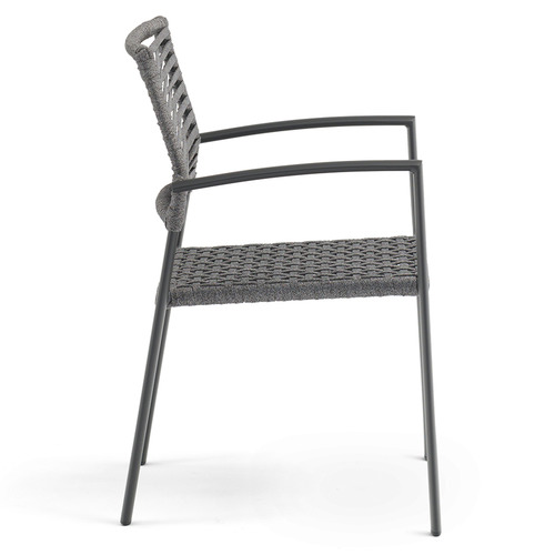 8 Seater Dark Grey Adriano Outdoor Dining Set