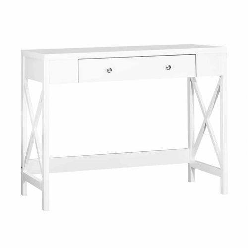 Thilan Console Table With Drawer, Trestle Console Table With Drawers
