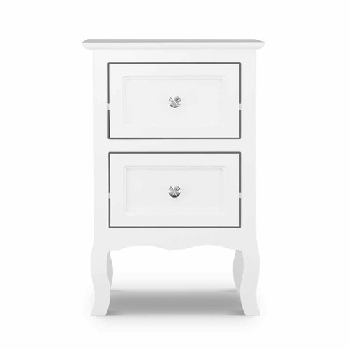Viktor 2 Drawer Bedside Table