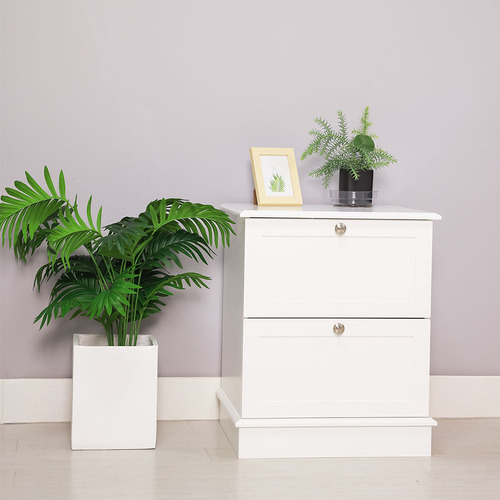 Colette 2 Drawer Bedside Table