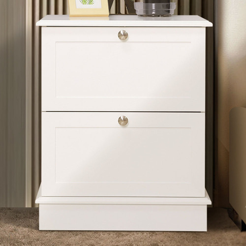 Colette 2 Drawer Bedside Table