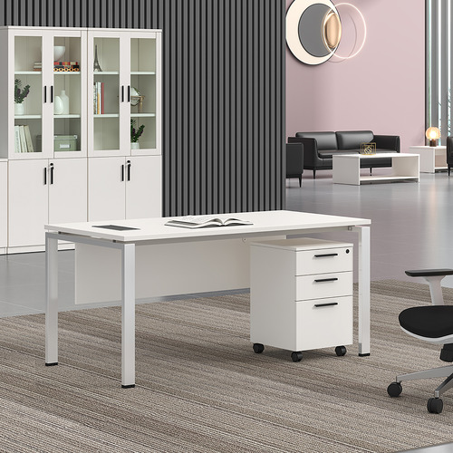 2 Piece Alexie Office Desk & Mobile Pedestal Set