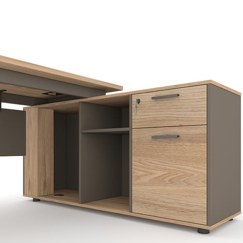 Allen L-Shaped Computer Desk