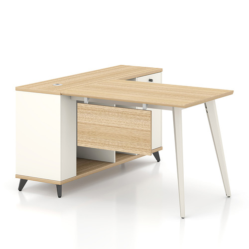 140cm Nolan L-Shaped Executive Desk