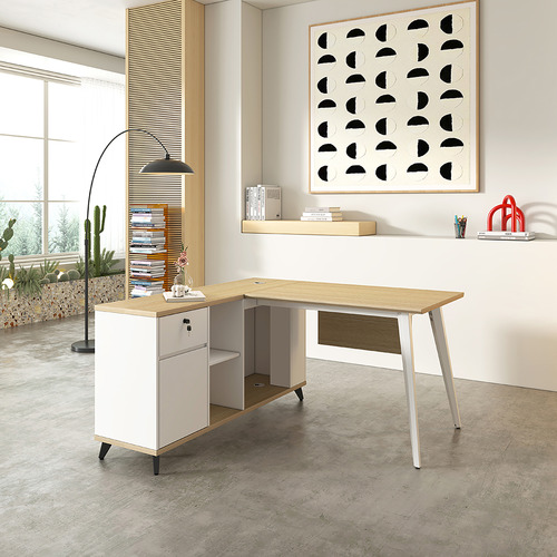140cm Nolan L-Shaped Executive Desk