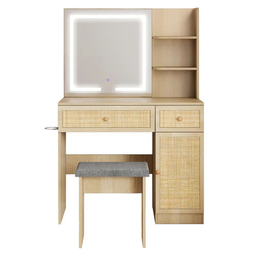 2 Piece Luna Dressing Table & Stool Set