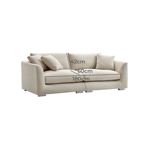 Vera 3 Seater Upholstered Sofa