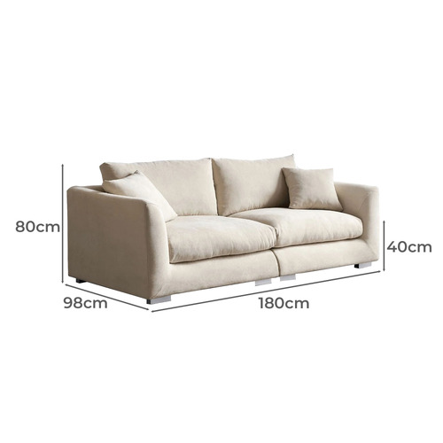 Vera 2 Seater Upholstered Sofa