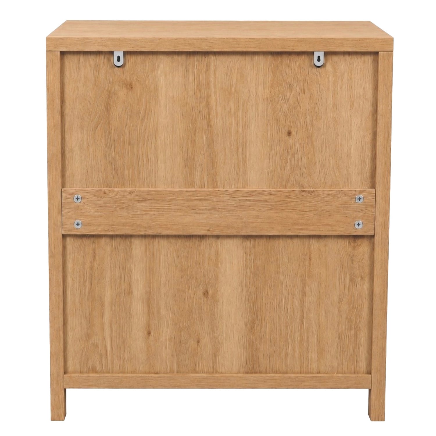Zaire Fluted 3 Drawer Bedside Table