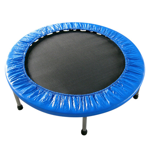 Action Bounce Blue Round Exercise Indoor Trampoline & Reviews | Temple ...