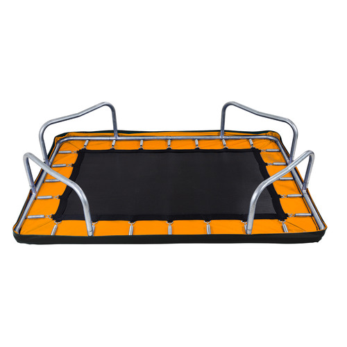 ActionSports Kids' Orange Rectangular Trampoline | Temple & Webster