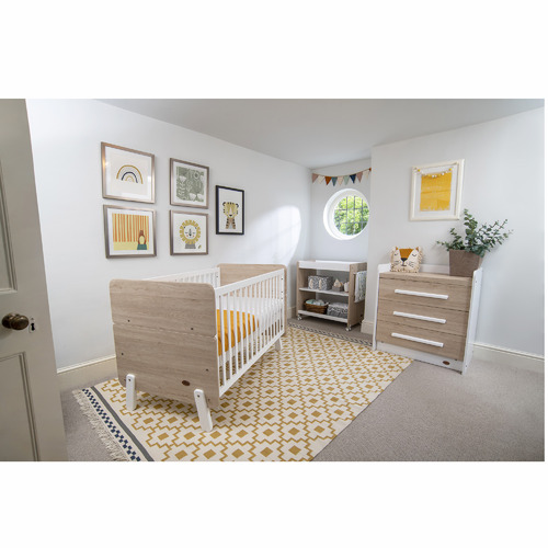 Boori Boori Natty Convertible Cot Bed Temple & ster