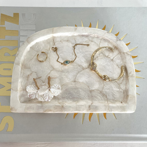Riviera Capiz Shell Trinket Dish