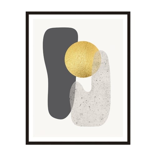 Metallic Compound 1 Framed Wall Art