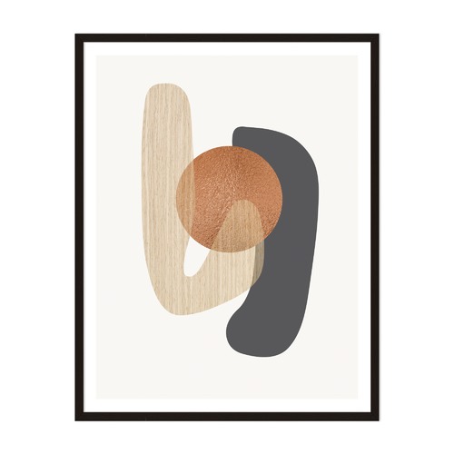Metallic Compound 2 Framed Wall Art