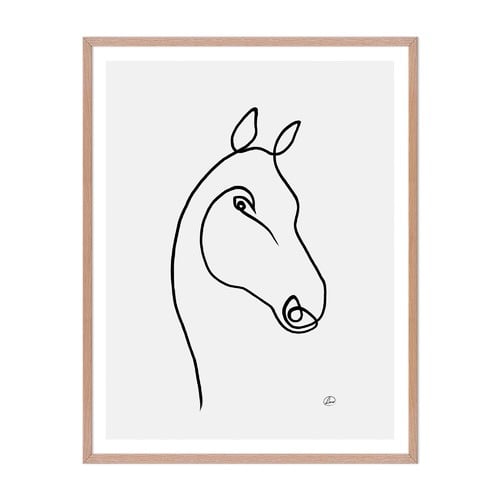 Horse 3 Framed Wall Art