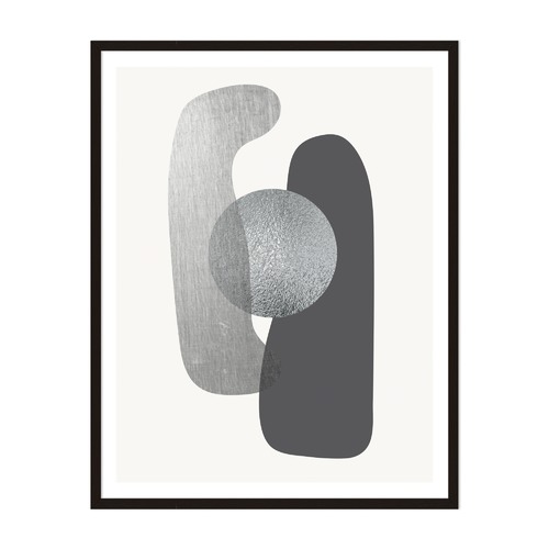 Metallic Compound 3 Framed Wall Art