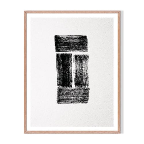 Lines II Framed Printed Wall Art