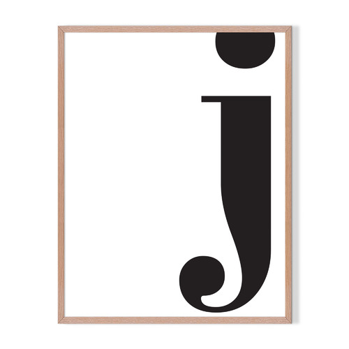 J Framed Printed Wall Art
