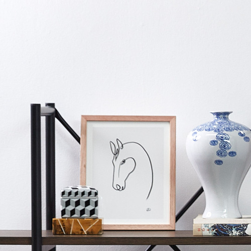 Horse-2-Framed-Wall-Art-86AF-1