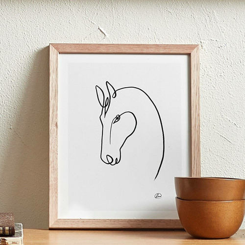Horse-2-Framed-Wall-Art-86AF-1