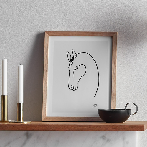 Horse-2-Framed-Wall-Art-86AF-1