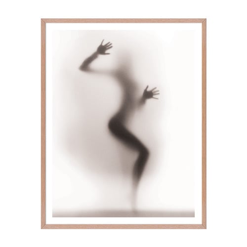 Femme Silhouette Framed Printed Wall Art