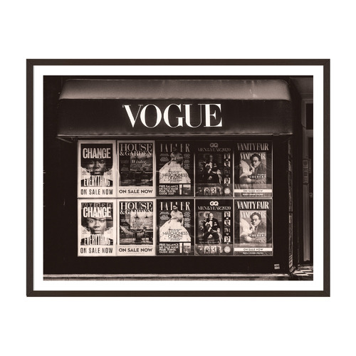 PrinthouseCollective Vogue Framed Printed Wall Art Temple & ster