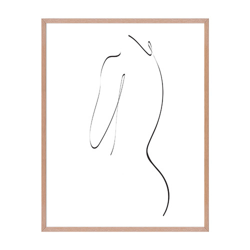 Caligirl 2 Framed Printed Wall Art