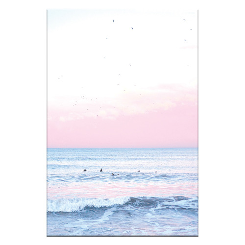 Perfect Surf Stretched Canvas Wall Art