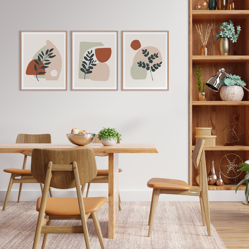 3 Piece Trio Framed Printed Wall Art Set