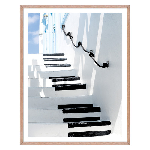 4 Piece Sunshine in Santorini Gallery Wall Art Set