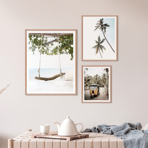 3 Piece Bali Escape Gallery Wall Art Set | Temple & Webster