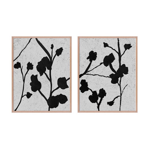 Bold Textures I Framed Printed Wall Art Diptych