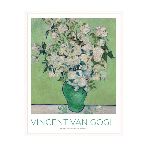 Vincent Van Gogh Roses Printed Wall Art