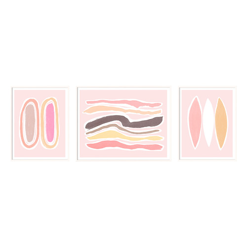 Candy Printed Wall Art Triptych