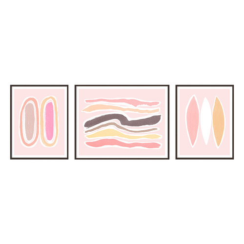 Candy Printed Wall Art Triptych