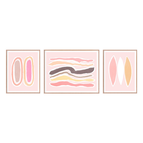 Candy Printed Wall Art Triptych