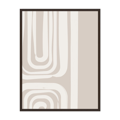 Pale Square 1 Framed Printed Wall Art