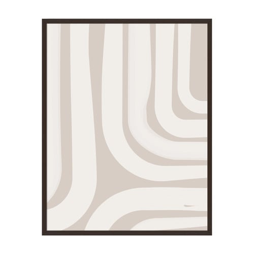 Pale Square 3 Framed Printed Wall Art