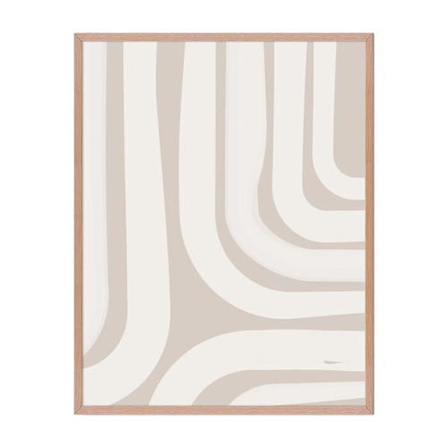 Pale Square 3 Framed Printed Wall Art