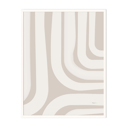 Pale Square 3 Framed Printed Wall Art