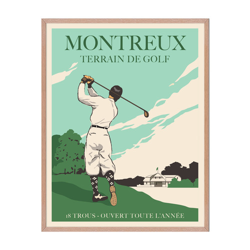 Golf Poster 2 Framed Printed Wall Art