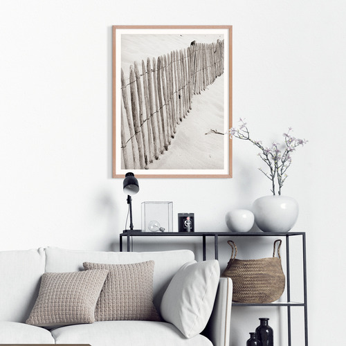 Divided Sands Framed Printed Wall Art