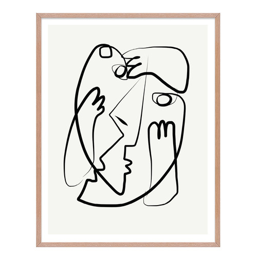 2 Piece Minimal Reflection Wall Art Set