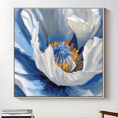 Blue Majesty Canvas Wall Art