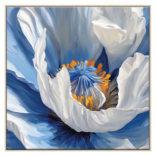 Blue Majesty Canvas Wall Art