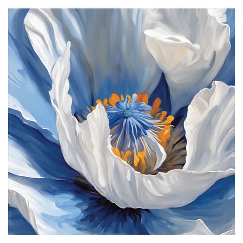 Blue Majesty Canvas Wall Art