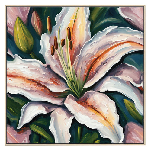 Summer Lily Canvas Wall Art