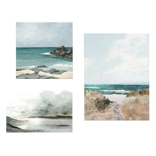 3 Piece Water Dreaming Canvas Wall Art Set